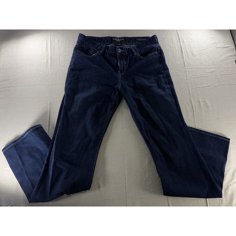 Lucky Brand The Sweet Jean Bootcut Jeans Women Size 14 / 32 Long Dark Wash